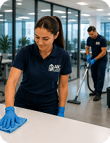 ABC cleaning staff