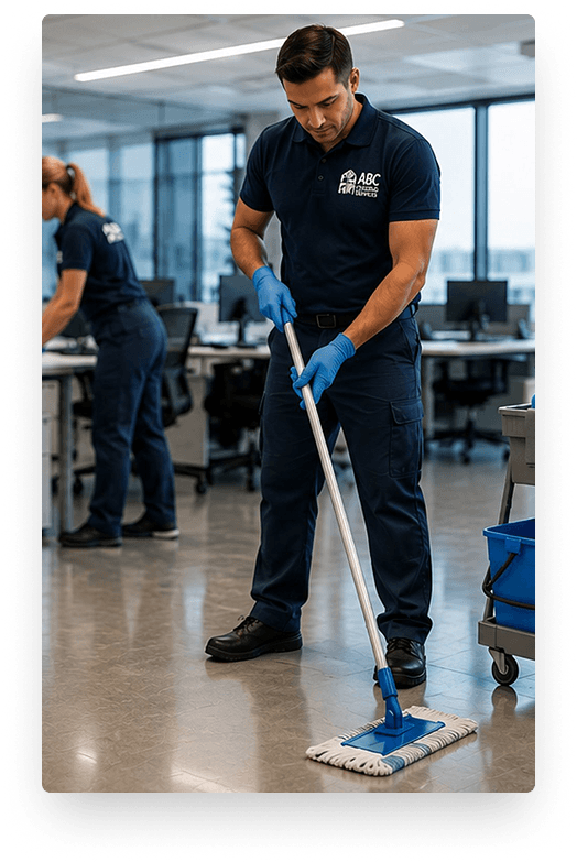 ABC cleaning staff